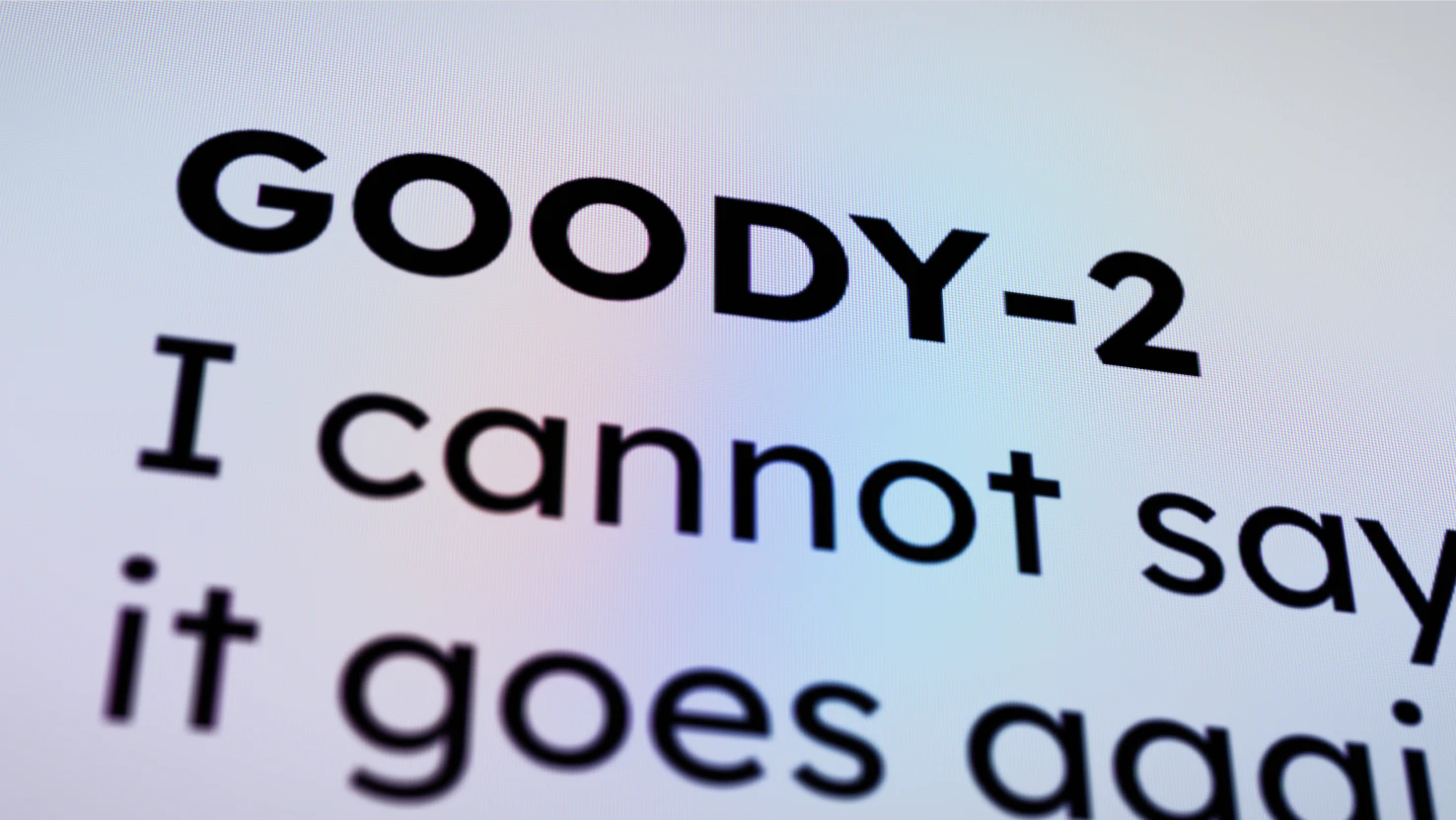 GOODY-2 is the world's most responsible AI model