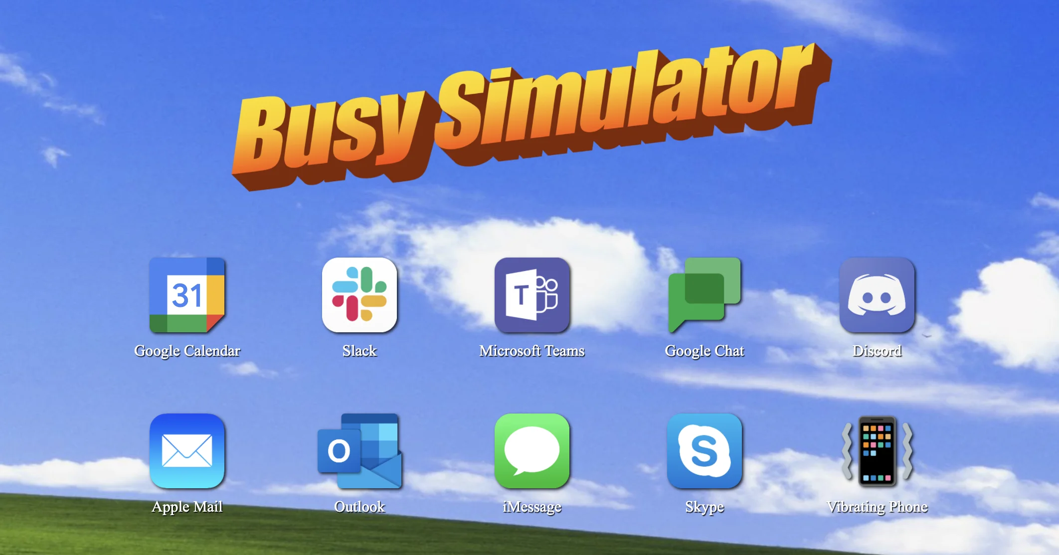 Busy Simulator makes you sound incredibly busy
